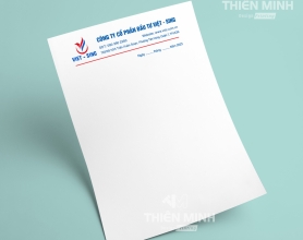 Mẫu Thiết kế Giấy tiêu đề (LetterHead) 01