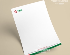 Mẫu Thiết kế Giấy tiêu đề (LetterHead) 02
