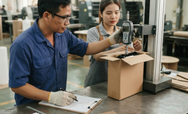 Hộp đựng rượu cần tính tải trọng để chọn giấy và lớp bồi phù hợp