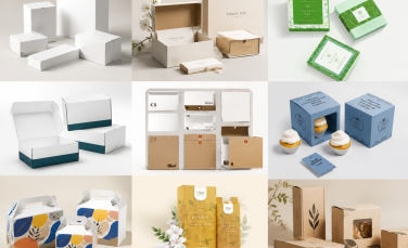 In hộp giấy kraft đa dạng kích thước, kiểu dáng