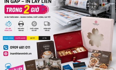 Dịch Vụ In Nhanh, In Gấp, In Lấy Liền Trong 2 Giờ - In Ấn Thiên Minh
