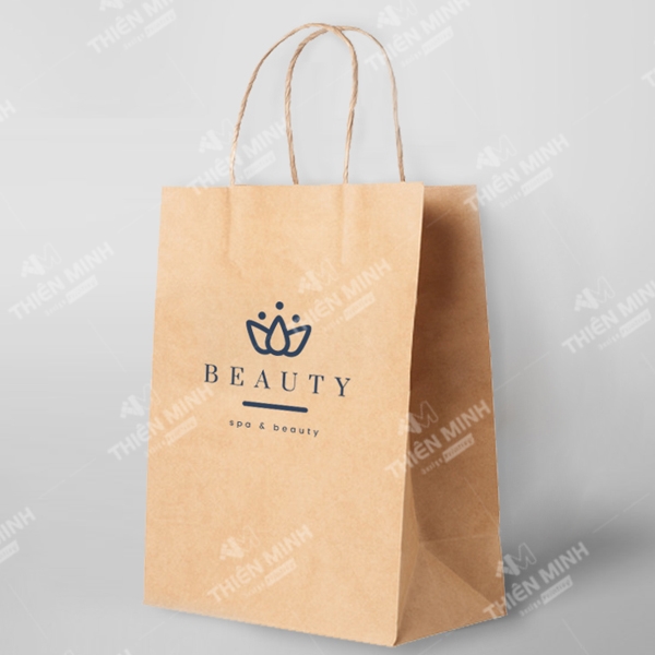 Thiết kế logo in lên túi giấy
