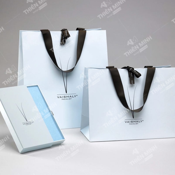 Thiết kế logo in lên túi giấy