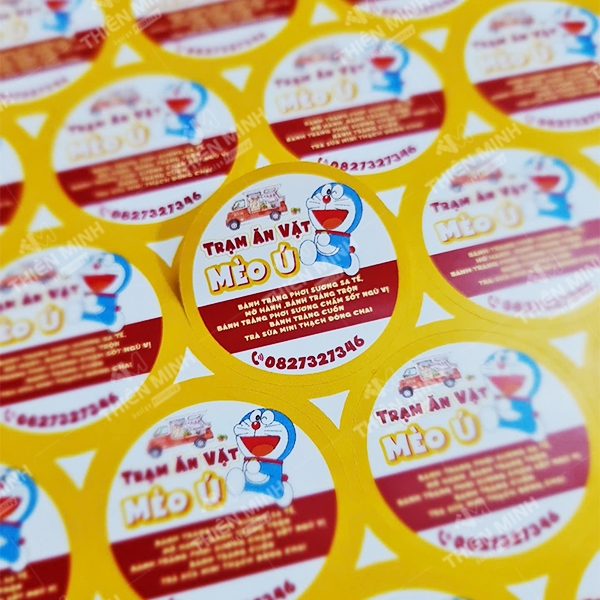 In nhãn decal số lượng ít