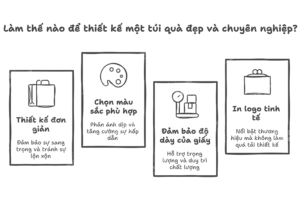 Mẫu túi giấy đựng quà