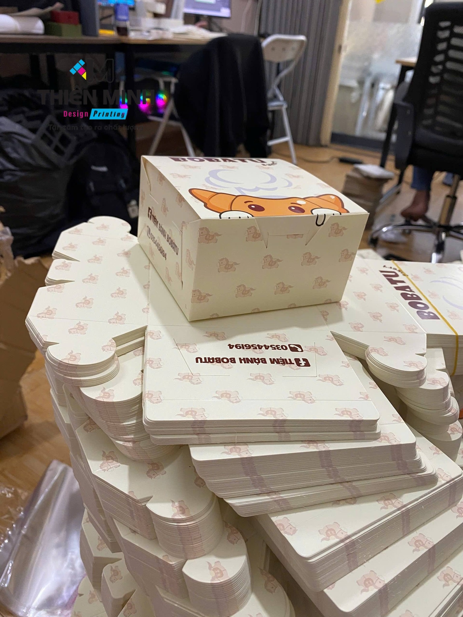 in hộp giấy số lượng ít