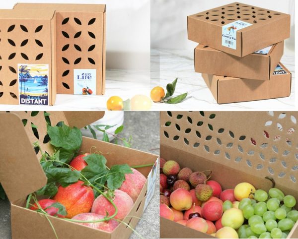 hộp giấy đựng trái cây