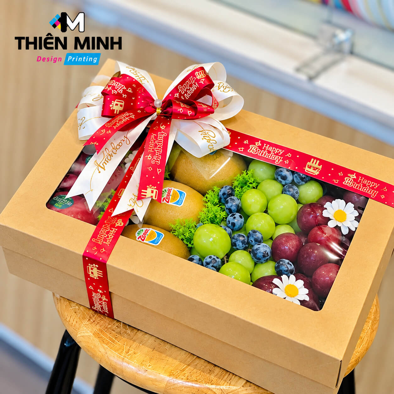 hộp giấy đựng trái cây