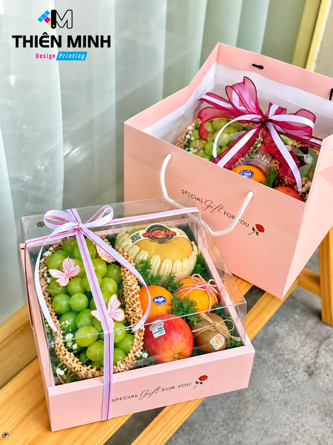 hộp giấy đựng trái cây
