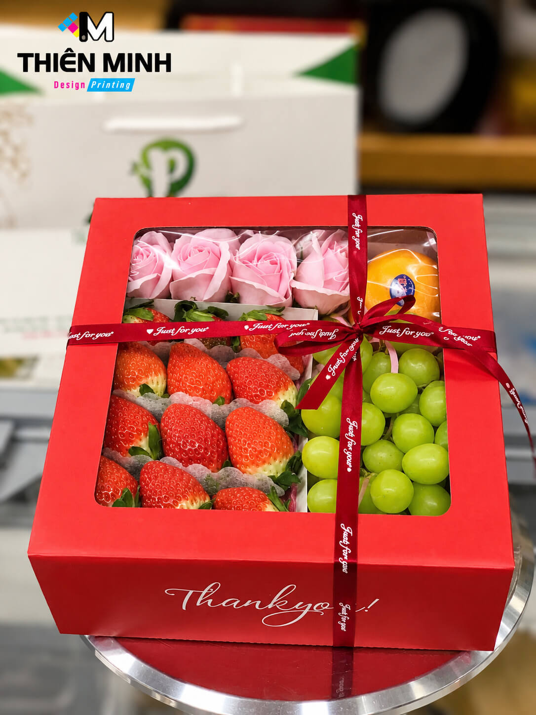 hộp giấy đựng trái cây