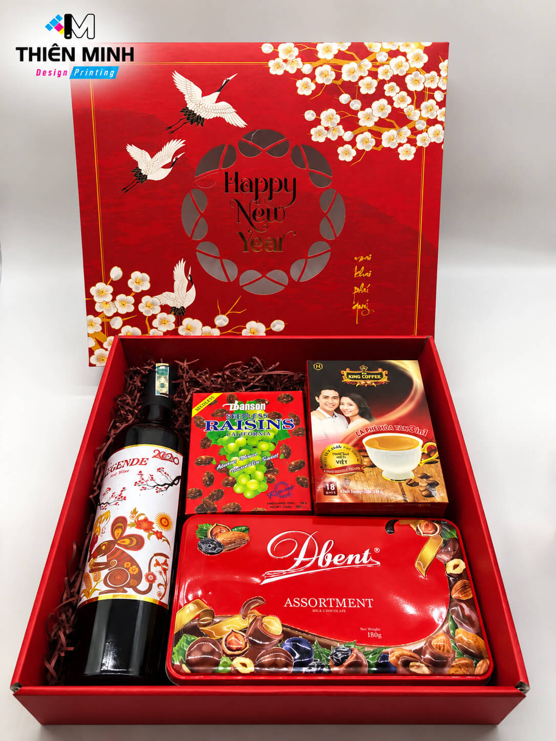 Xưởng in hộp quà Tết