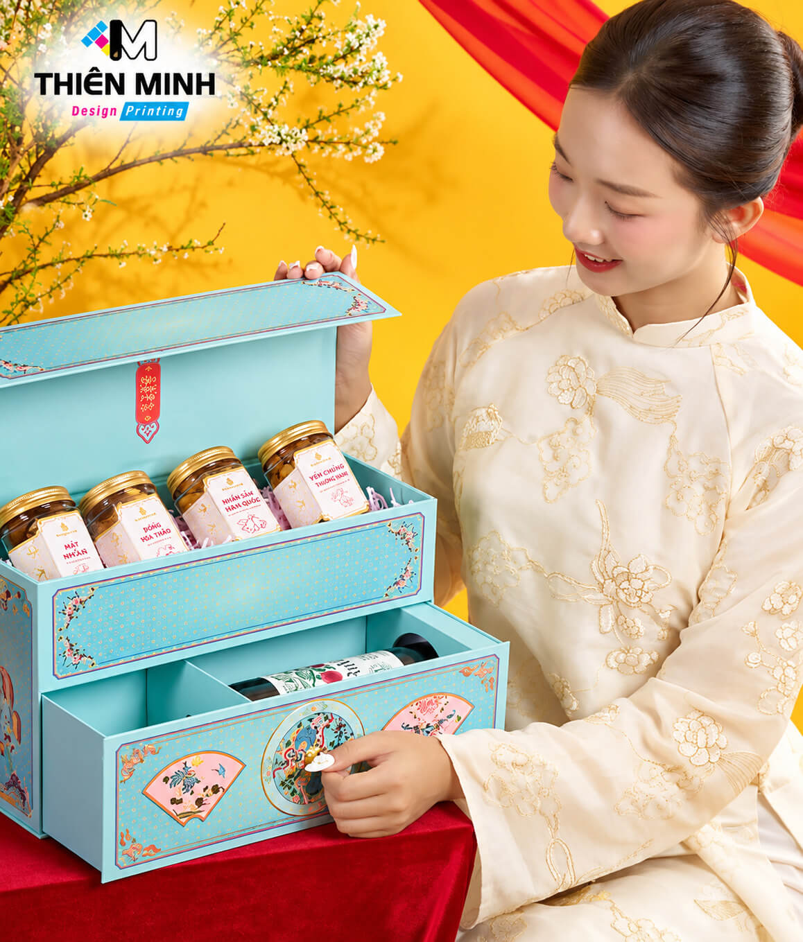 Xưởng in hộp quà Tết
