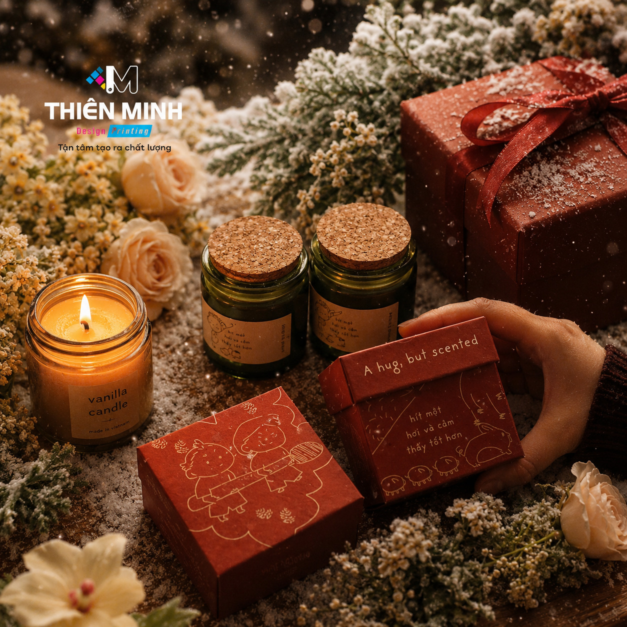 hộp giấy mỹ thuật