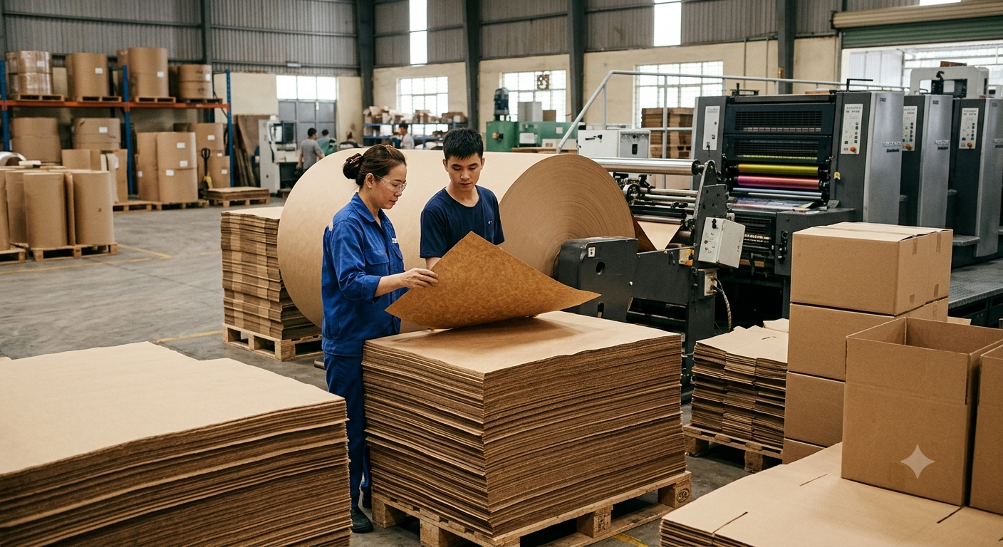 Đặc điểm của giấy kraft và tác động đến thiết kế logo