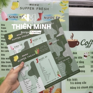 Mẫu Thiết kế Menu 01