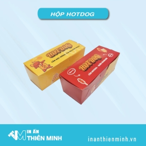 In Hộp Bánh Hotdog Có Nắp