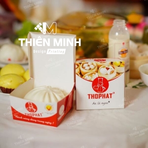 In hộp giấy đựng bánh bao 