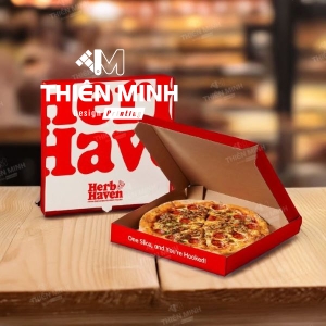 In hộp pizza