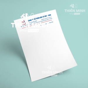 Mẫu Thiết kế Giấy tiêu đề (LetterHead) 01