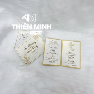 Mẫu Thiết kế Thiệp cưới truyền thồng 01