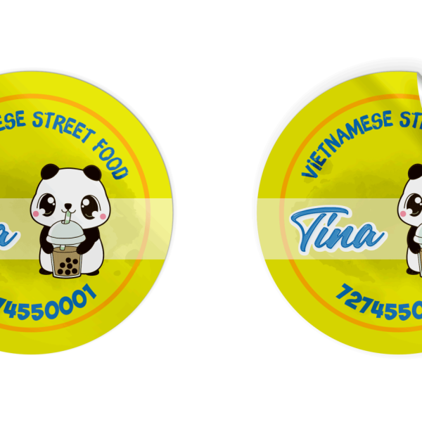 Mẫu Thiết kế Decal, Tem nhãn 09