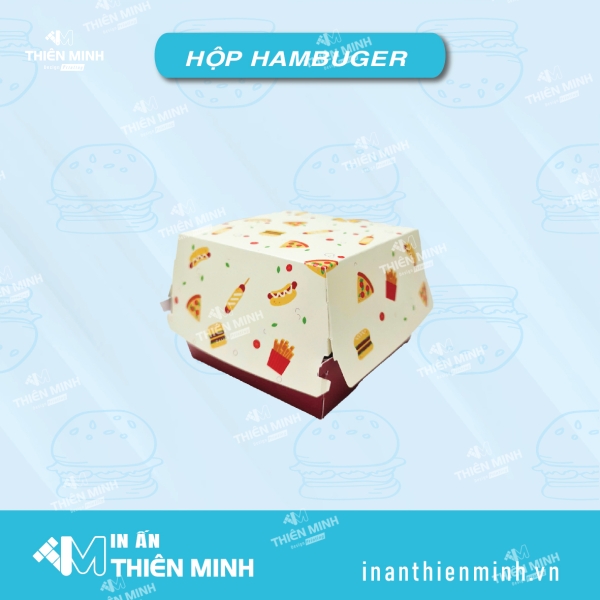 Hộp đựng bánh hamburger