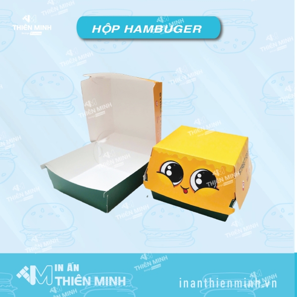 Hộp đựng bánh hamburger