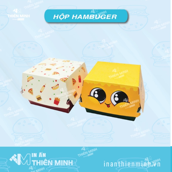 Hộp đựng bánh hamburger