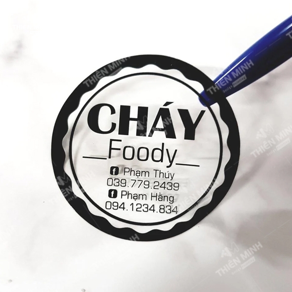 In decal trong