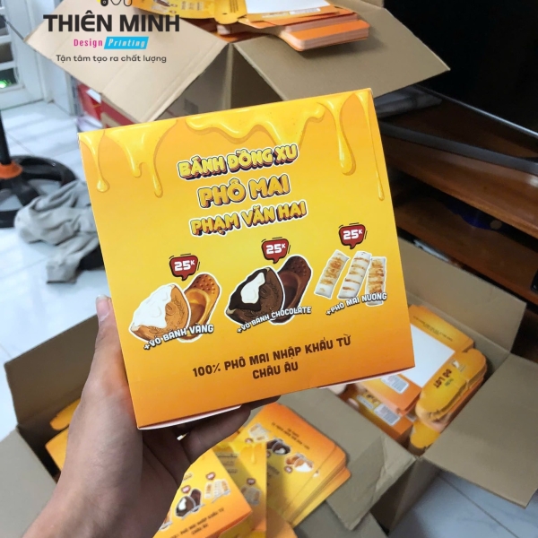 In Hộp Bánh Đồng Xu