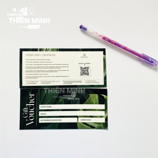 Mẫu Thiết kế Voucher 02
