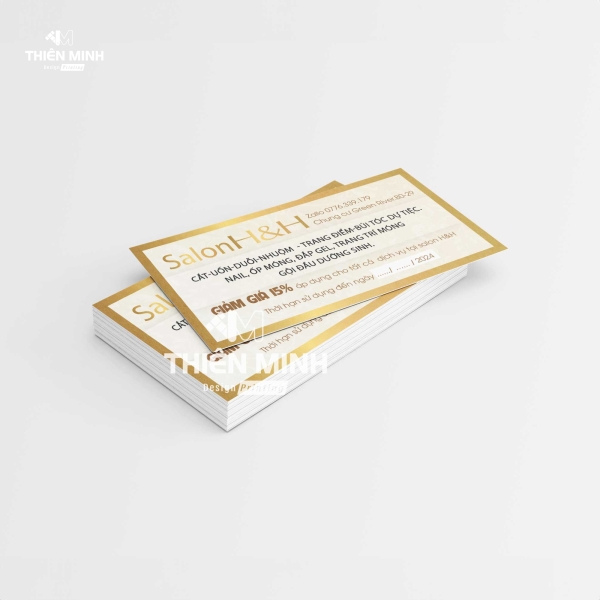 Mẫu Thiết kế Voucher 03