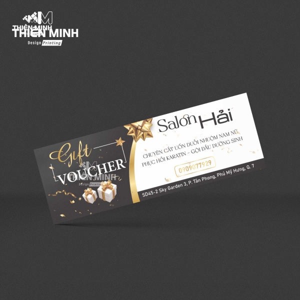 Mẫu Thiết kế Voucher 04